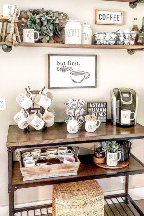 coffee bar ideas station