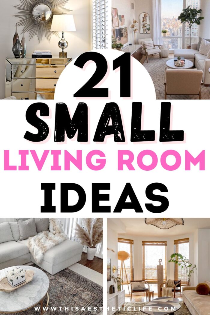 21 Stylish Small Living Room Ideas That Maximize Your Space - This ...