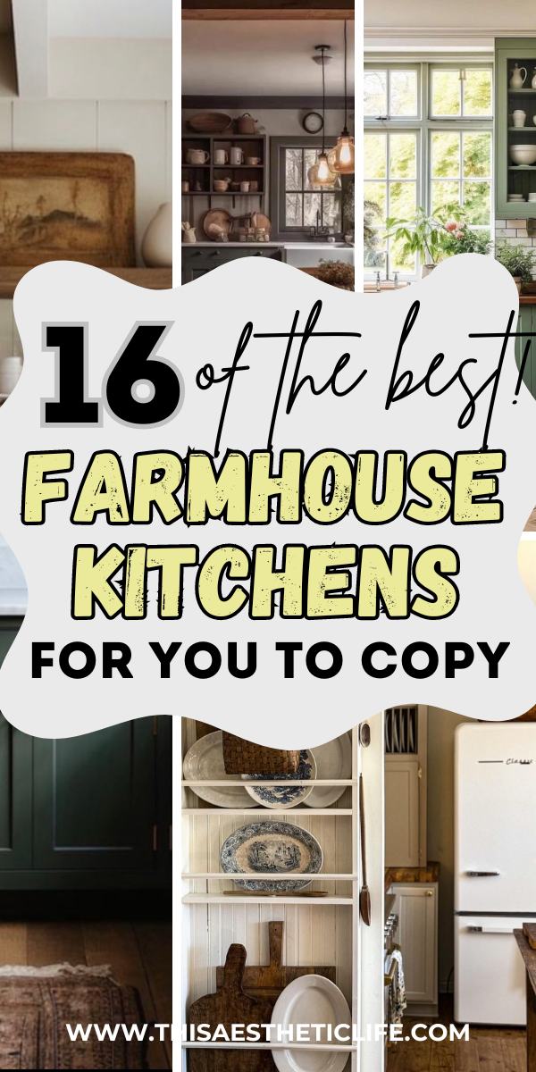 16 Farmhouse Kitchen Ideas That Are Gorgeous and Timeless - This ...