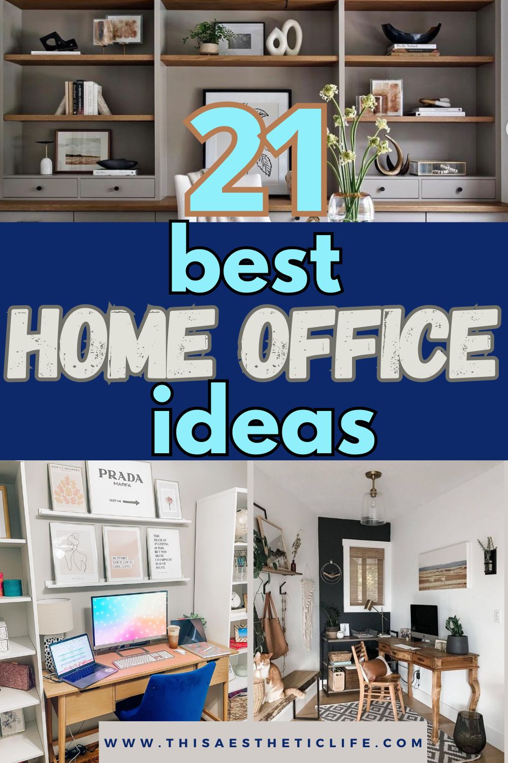 21 Home Office Decor Ideas That Will Make Working From Home More ...