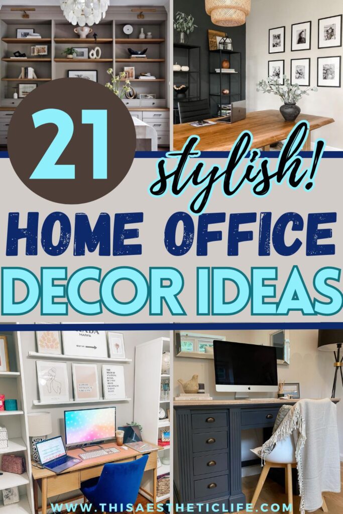 21 Home Office Decor Ideas That Will Make Working From Home More ...