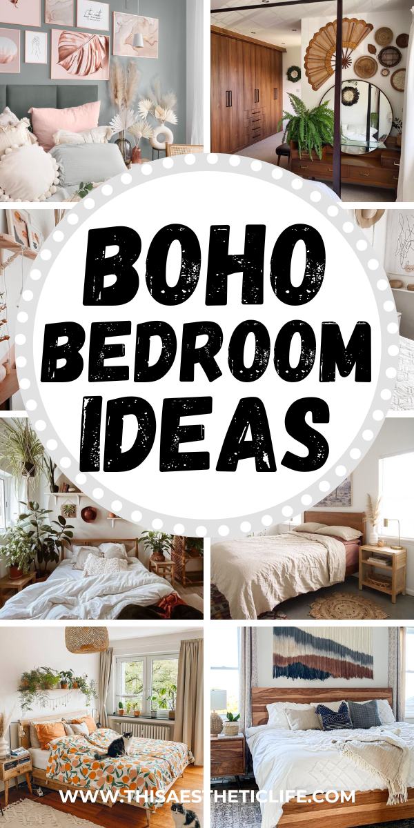 21 Unique And Cozy Boho Bedroom Ideas - This Aesthetic Life