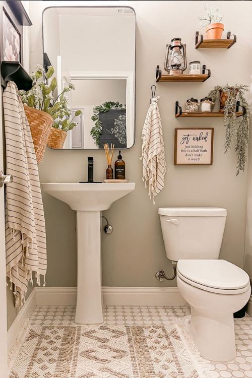 19 Above Toilet Decor Ideas That Are Actually Stylish