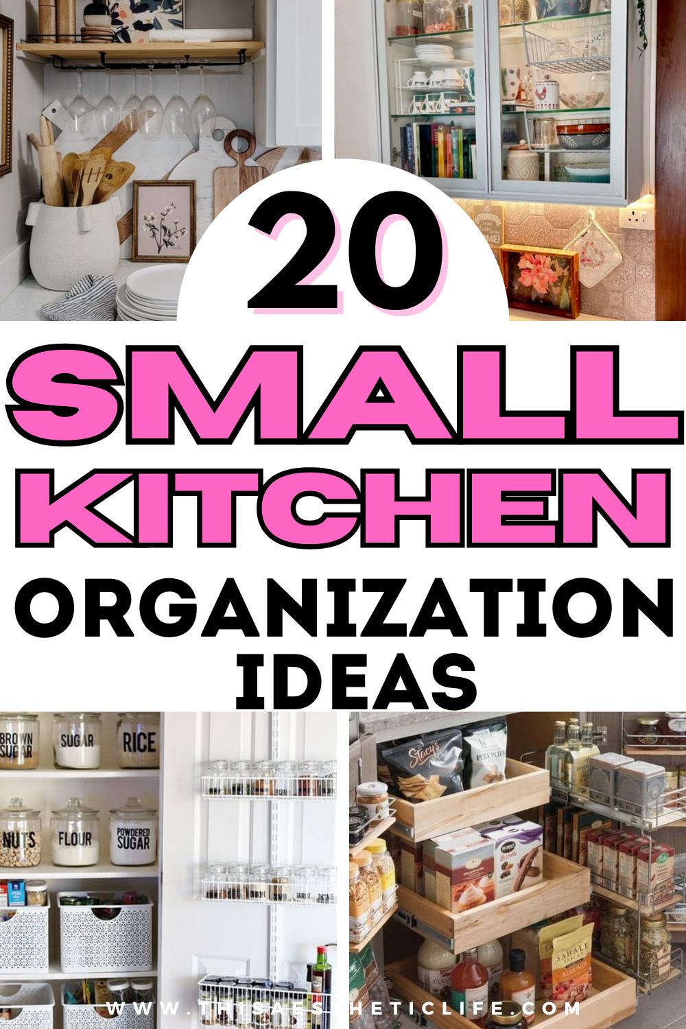 20 Genius Small Kitchen Organization Ideas to Maximize Your Space ...